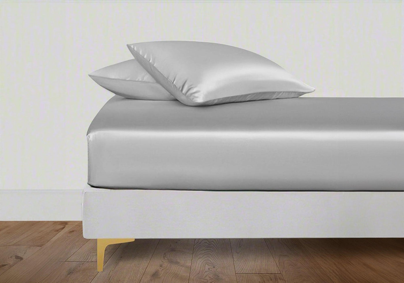 Linenwalas Bamboo Silk Queen Fitted Bed Sheets