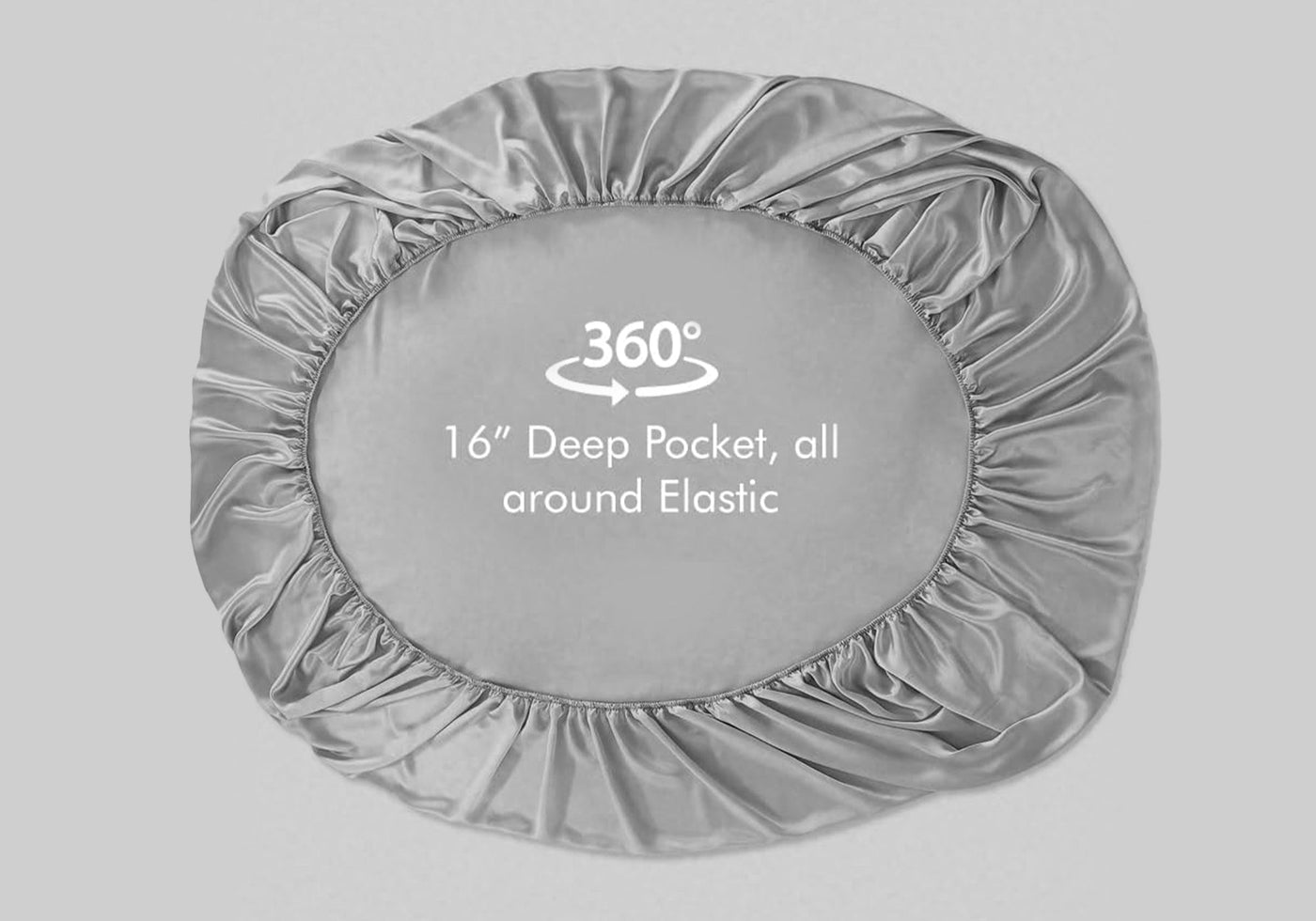 Linenwalas Bamboo Silk Queen Fitted Bed Sheets