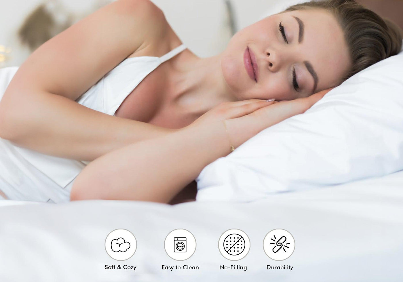 Linenwalas Bamboo Silk Queen Fitted Bed Sheets