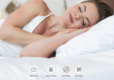 Linenwalas Bamboo Silk Queen Fitted Bed Sheets