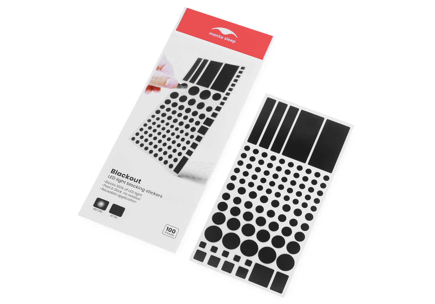 Mantae Blackout Stickers