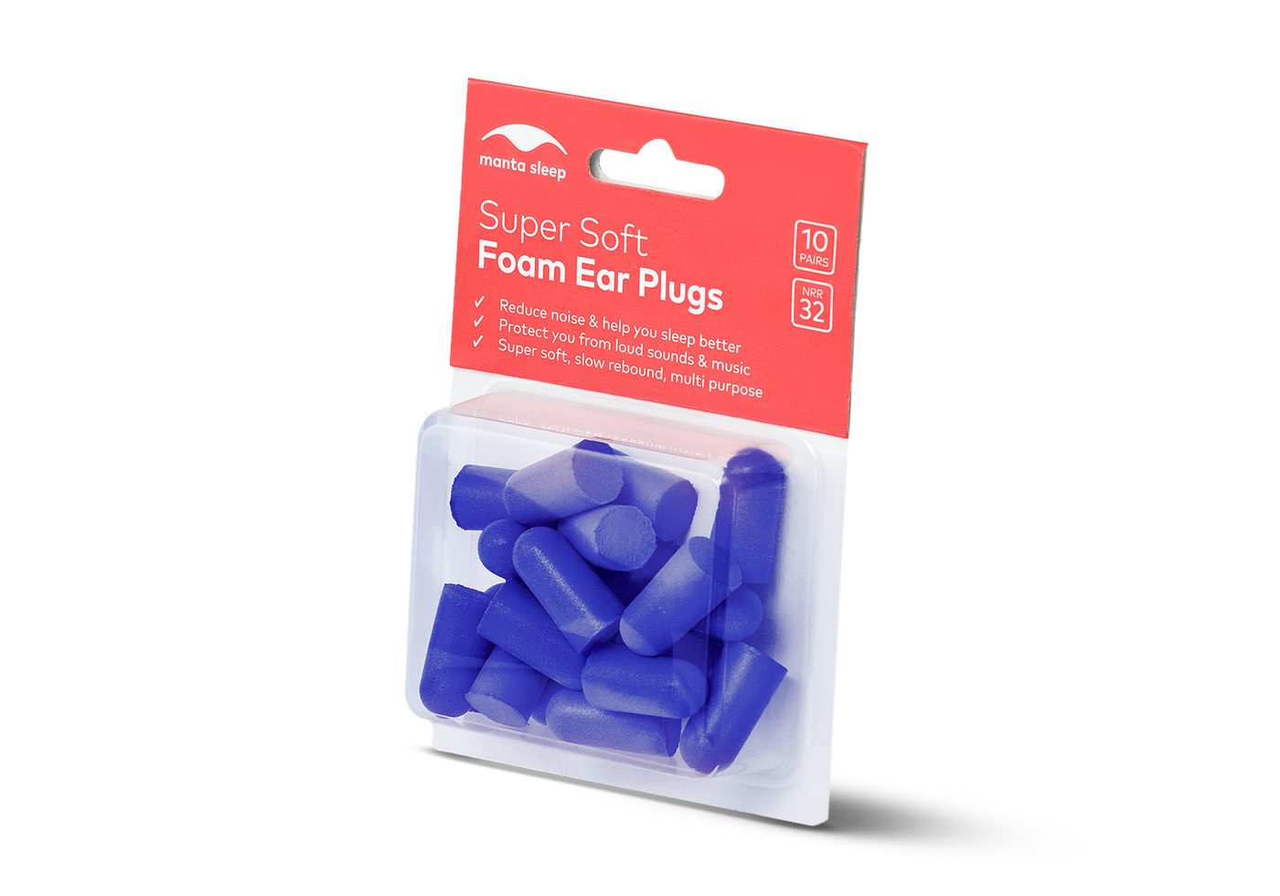 Mantae Earplugs [10 Pairs]